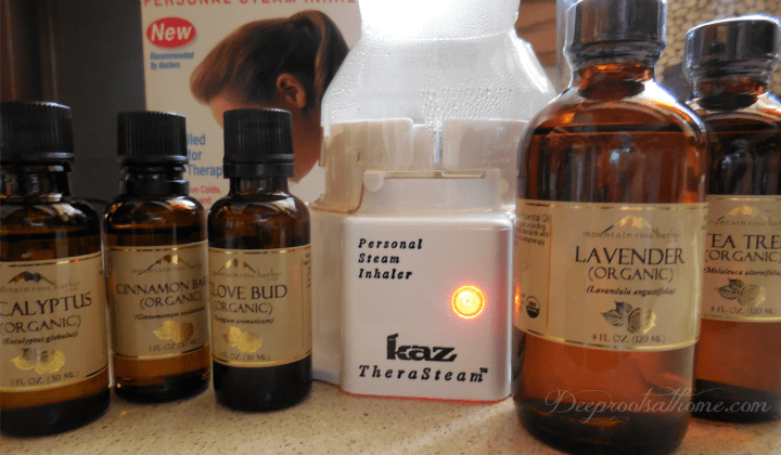 Using Essential Oils As Alternative To Antibiotics: My Recipe & Tips. Steam inhaler and essential oils
