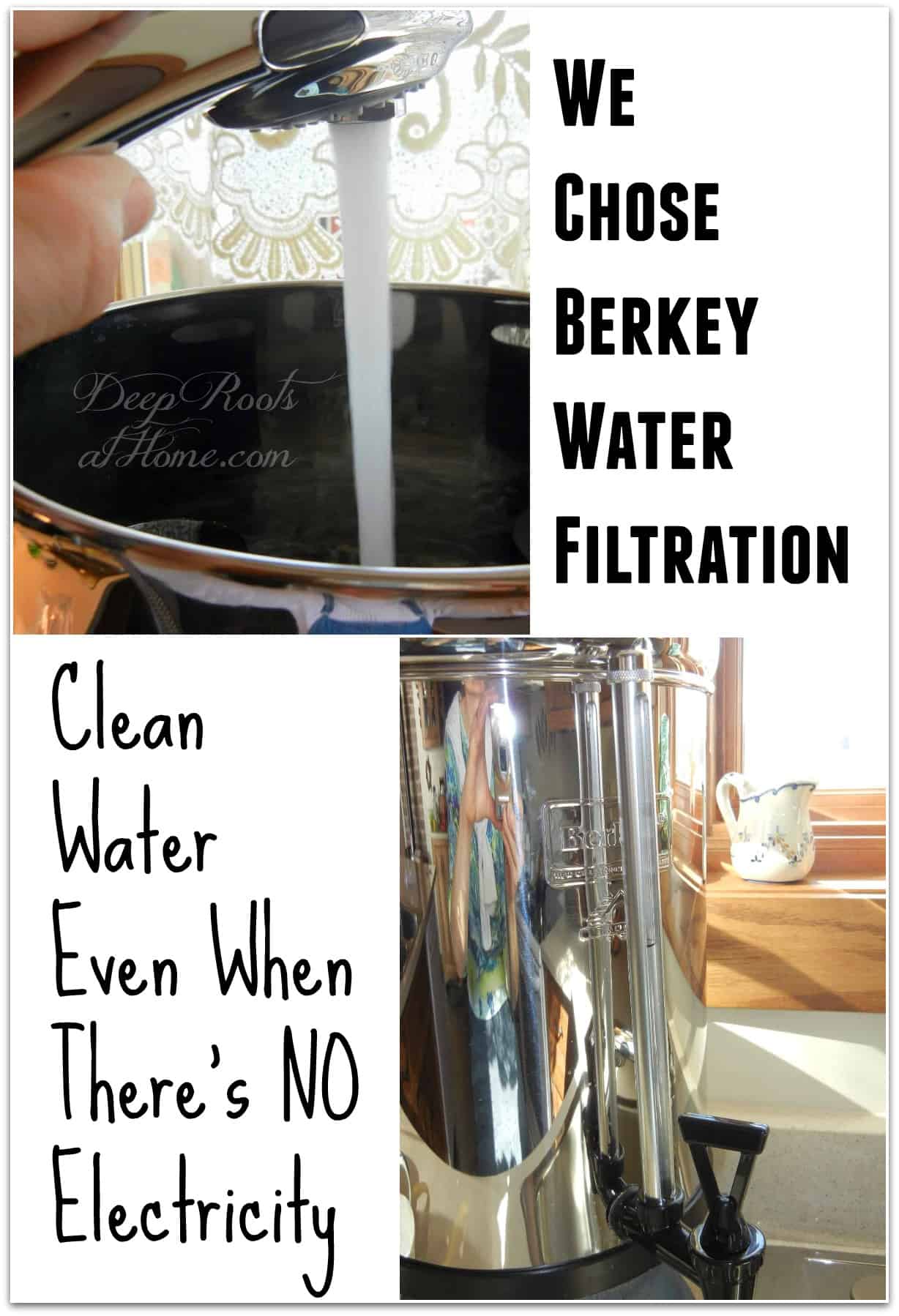 Fluoride-Free Water Even If There's NO Electricity: We Chose the Berkey. The Royal Berkey water filter. 