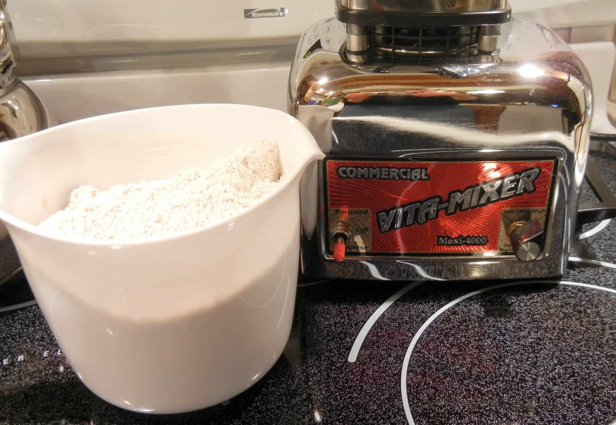 Vita-Mix blender for freshly ground oats