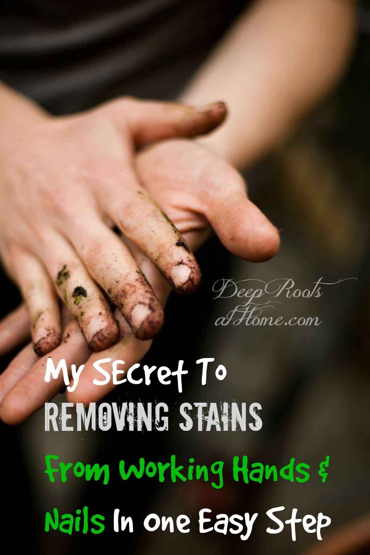 Remove Stains From Working Hands & Nails In One Easy Step, hands, work worn hands, gardeners, farmers, mechanics, to remove dyes, Mother's hands, Velveteen Rabbit, stay at home moms, embarrassed, yard work, don't wear gloves, work in yard, gritty hand cleaners, GOJO, chemicals, harsh cleaners, lemon juice, citric acid, fades scars, astringent, disinfecting properties, cuts, scrapes, soap and water, directions, 