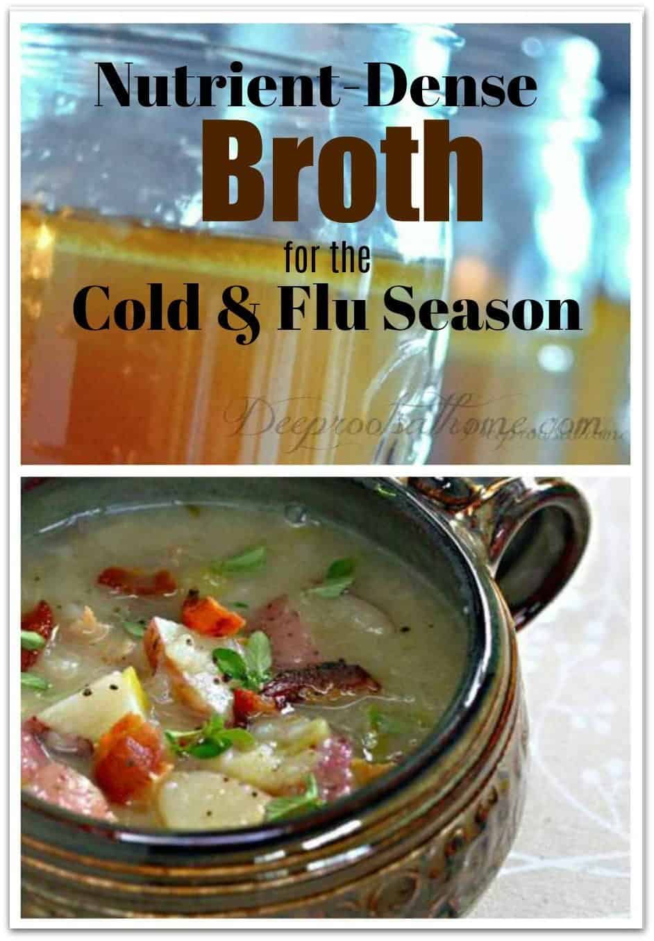 Beautiful Nutrient-Dense Broth For Cold & Flu Season. bottled homemade broth