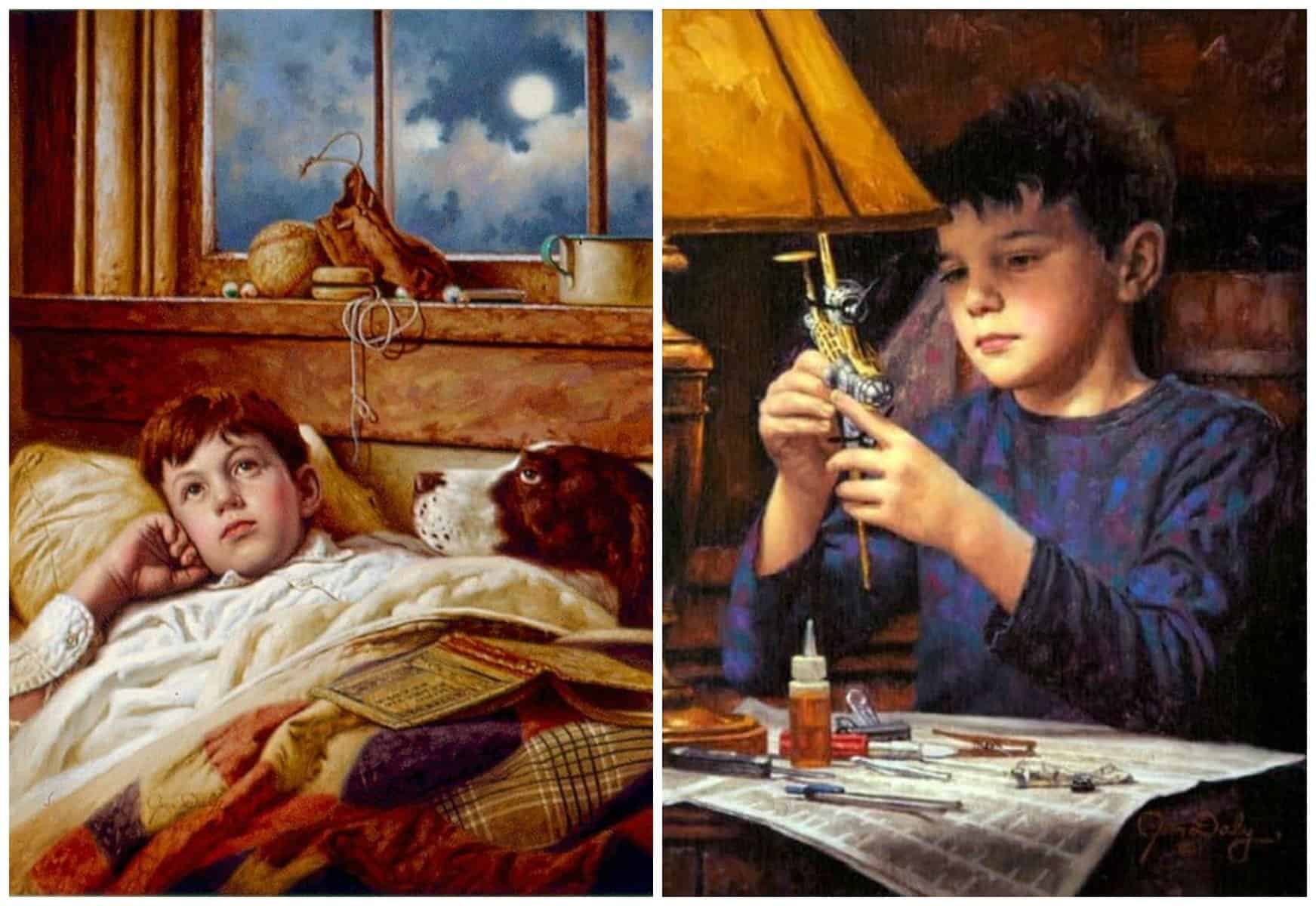 Longing for The Good Ol' Days: When Life Was Simpler Jim Daly paintings