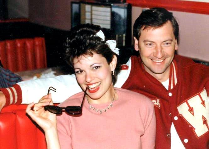 The Age-Old Secret We Need In Growing Old Gracefully Hubs and me at a 50s dress-up party