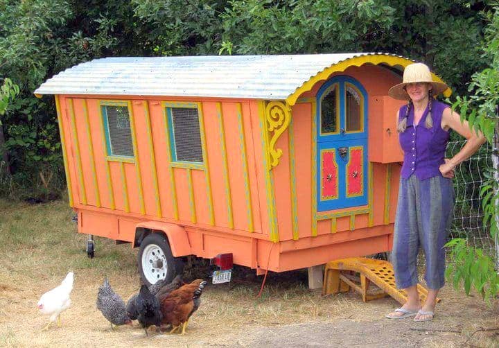 A gypsy wagon for chickens 
