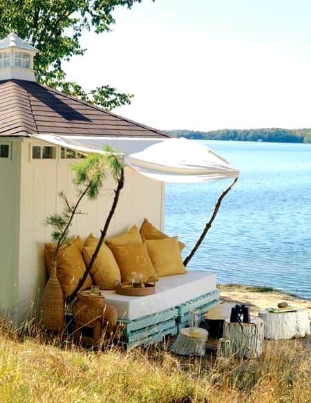 Creating Whimsy In Your Backyard & Garden, Part Two Creating Whimsy In Your Yard & Garden, Part Two. An outdoor room as a temporary shelters