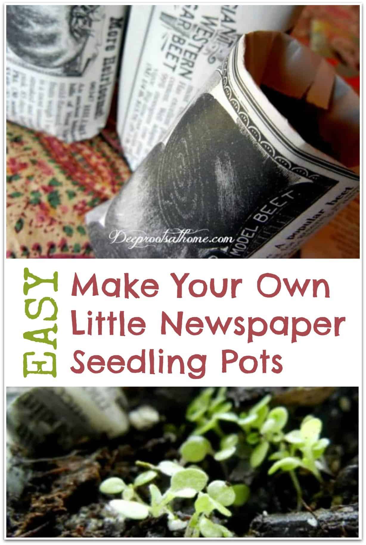 Easy To Make Your Own Little Newspaper Seedling Pots. potting soil in newspaper pots