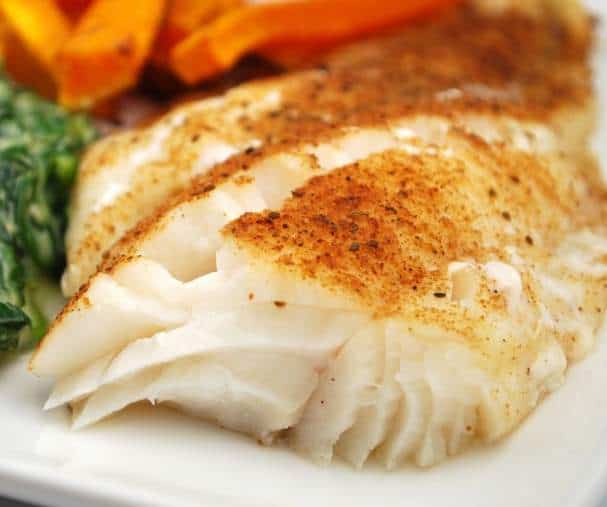 easy entree of fish fillets with Old Bay seasoning