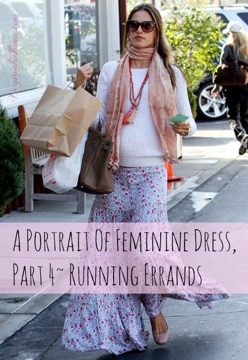 Beautiful, Feminine Style Running Errands & On the Go. Throwing together a mix n match outfit 