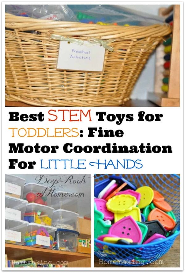 Best STEM Toys for Toddlers: Fine Motor Coordination For Little Hands. Preschool hand eye coordination activities and how to use and store them