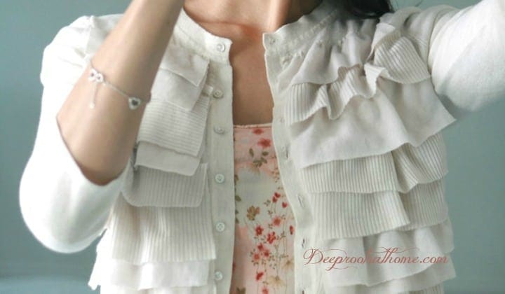 feminine ruffled tops