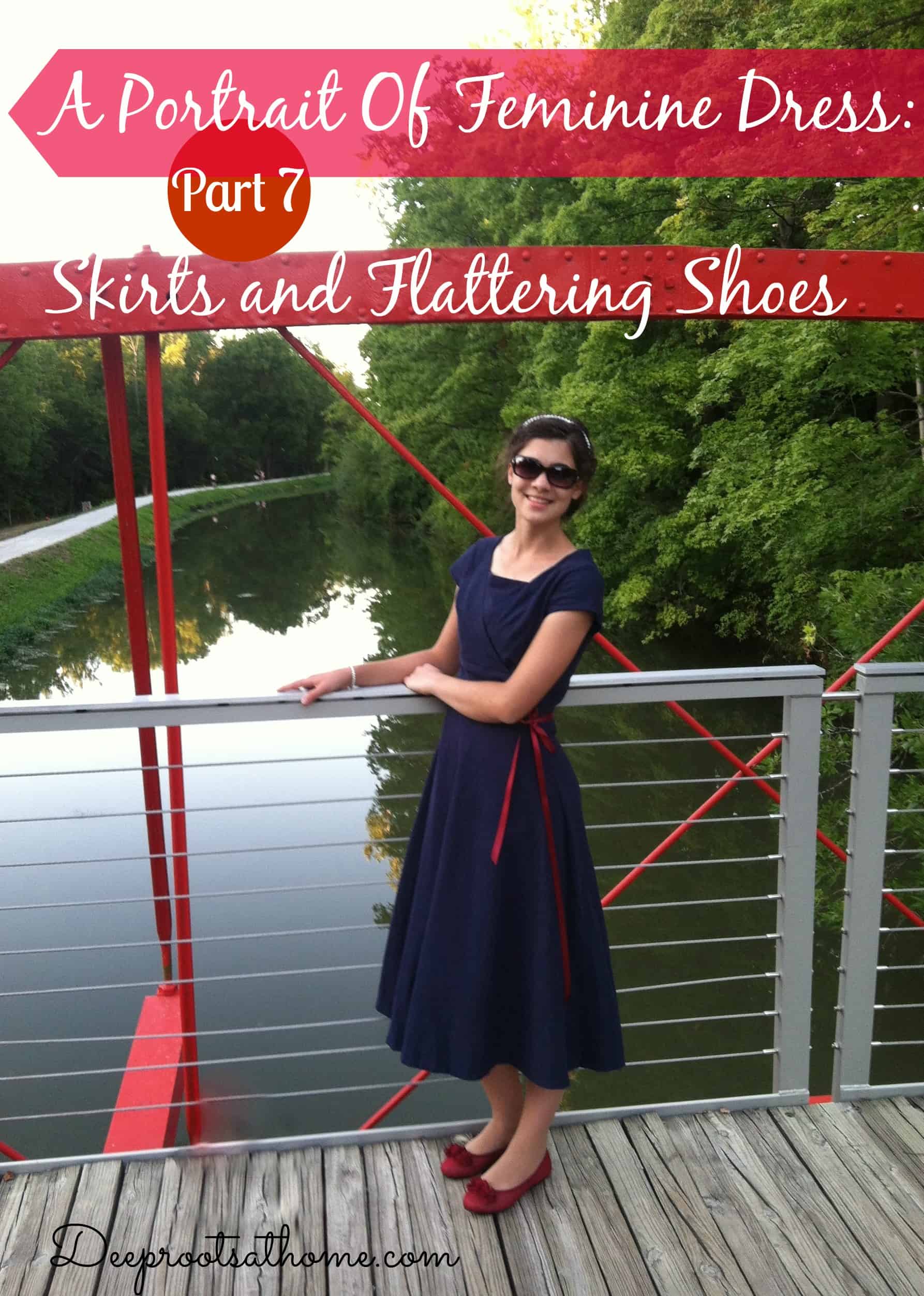 Finding Flattering Shoes & Footwear To Wear With Skirts & Dresses. strappy shoes, feminine, modest, with skirts, tights in the winter, leggings, flattering shoes for skirts