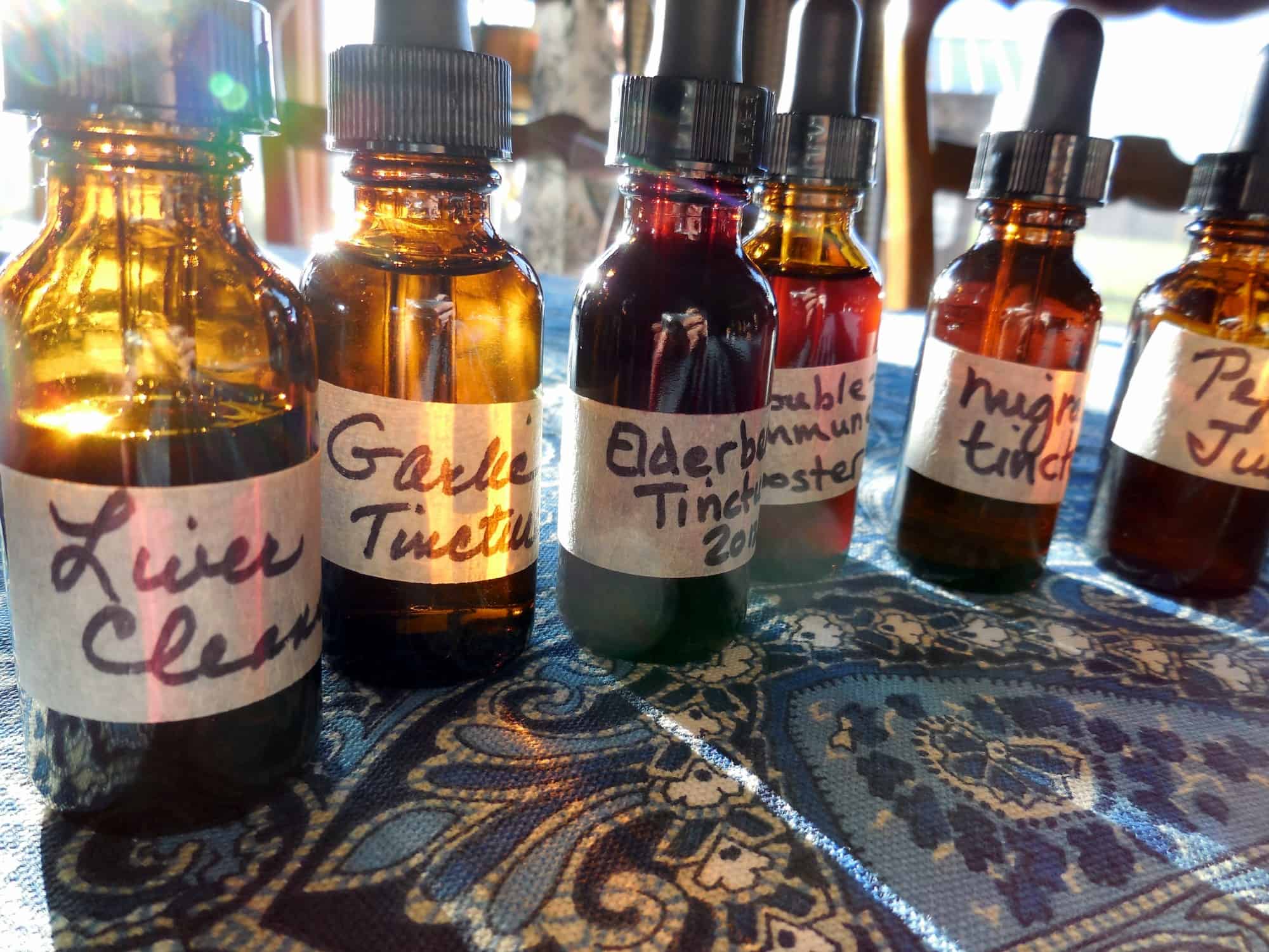  A collection of the herbal remedies