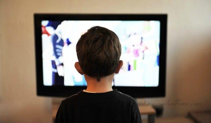 Television: Stunting the Development of Our Children’s Brains. a kid watching TV
