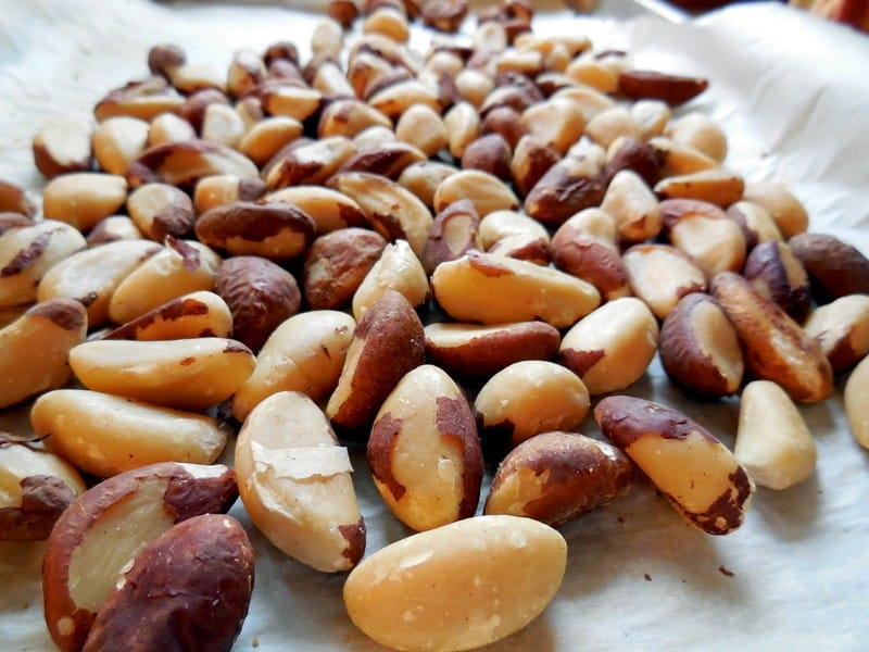 Cancer Preventative: Two Brazil Nuts a Day. drying Brazil nuts