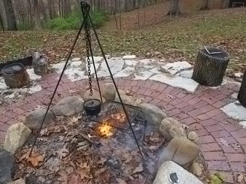  fire pit for cookouts or emergency