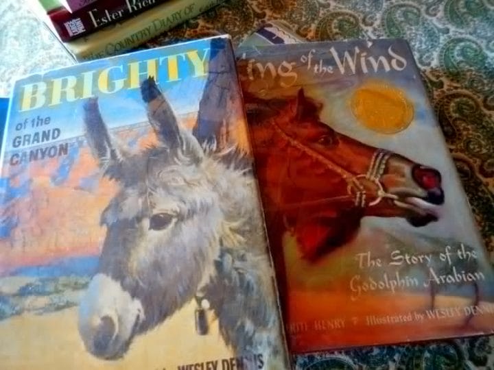 Character-Building Book Resources For Raising Boys, Marguerite Henry books King of the Wind and Brighty of the Grand Canyon