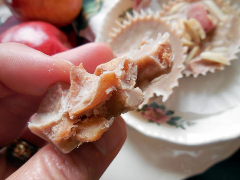 Melt-In-Your-Mouth Coconut Cream Apple-Cinnamon Cups Melt-In-Your-Mouth Coconut Cream Apple-Cinnamon Cups. A sweet treat