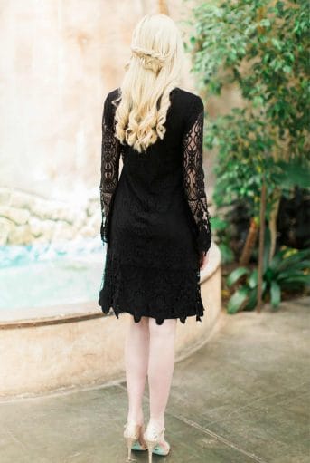 From Church To Wedding To Black Tie Event: Getting Dressy. A classic black dress, back
