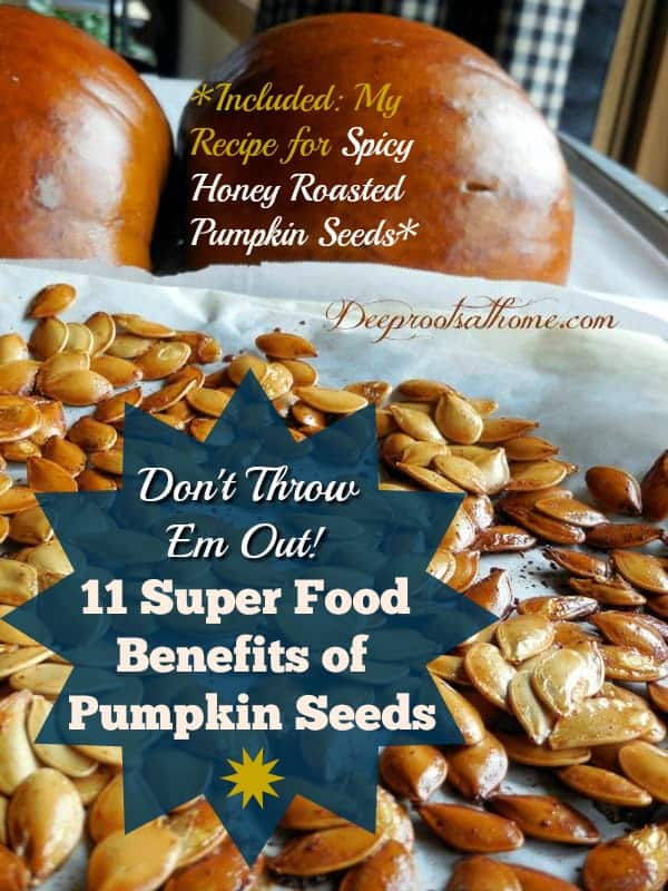 Don't Throw 'Em Out: 11 Super Food Benefits of Pumpkin Seeds. Honey-roasted pumpkin seeds