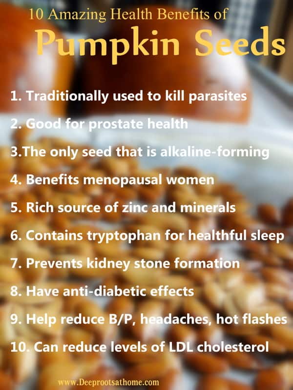 Don't Throw 'Em Out: 11 Super Food Benefits of Pumpkin Seeds. Honey-roasted pumpkin seeds and their health benefits