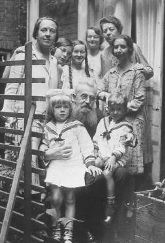 Casper ten Boom Gives A Christmas Message For the Heart. Casper ten Boom, Corrie's father, with family and friends in a photo before the war