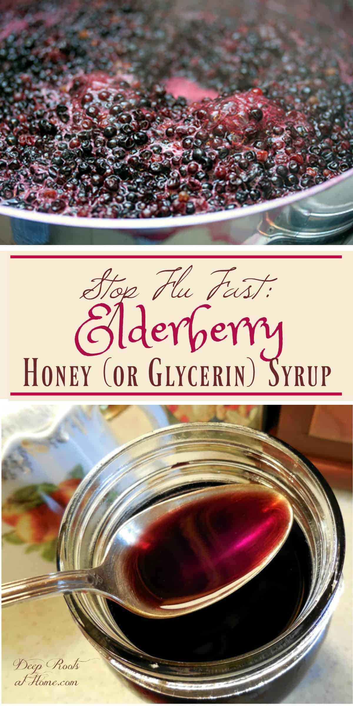 No Flu Shots 4 Us: We Use Elderberry Syrup (99% effective for H5N1)