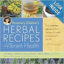  Rosemary Gladstar's book Herbal Recipes for Vibrant Health.