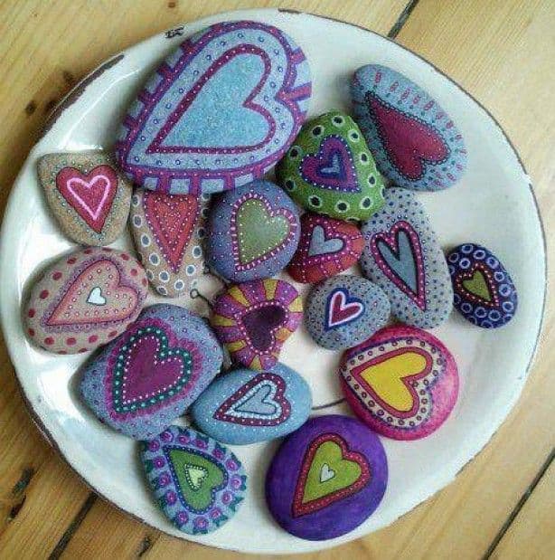 heart shaped rocks