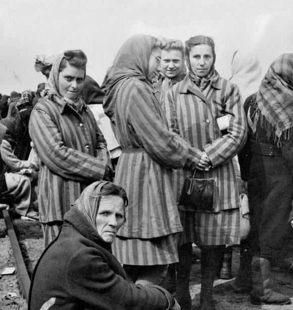 Corrie ten Boom's Concentration Camp. Prisoners of war in Ravensbruck concentration camp.