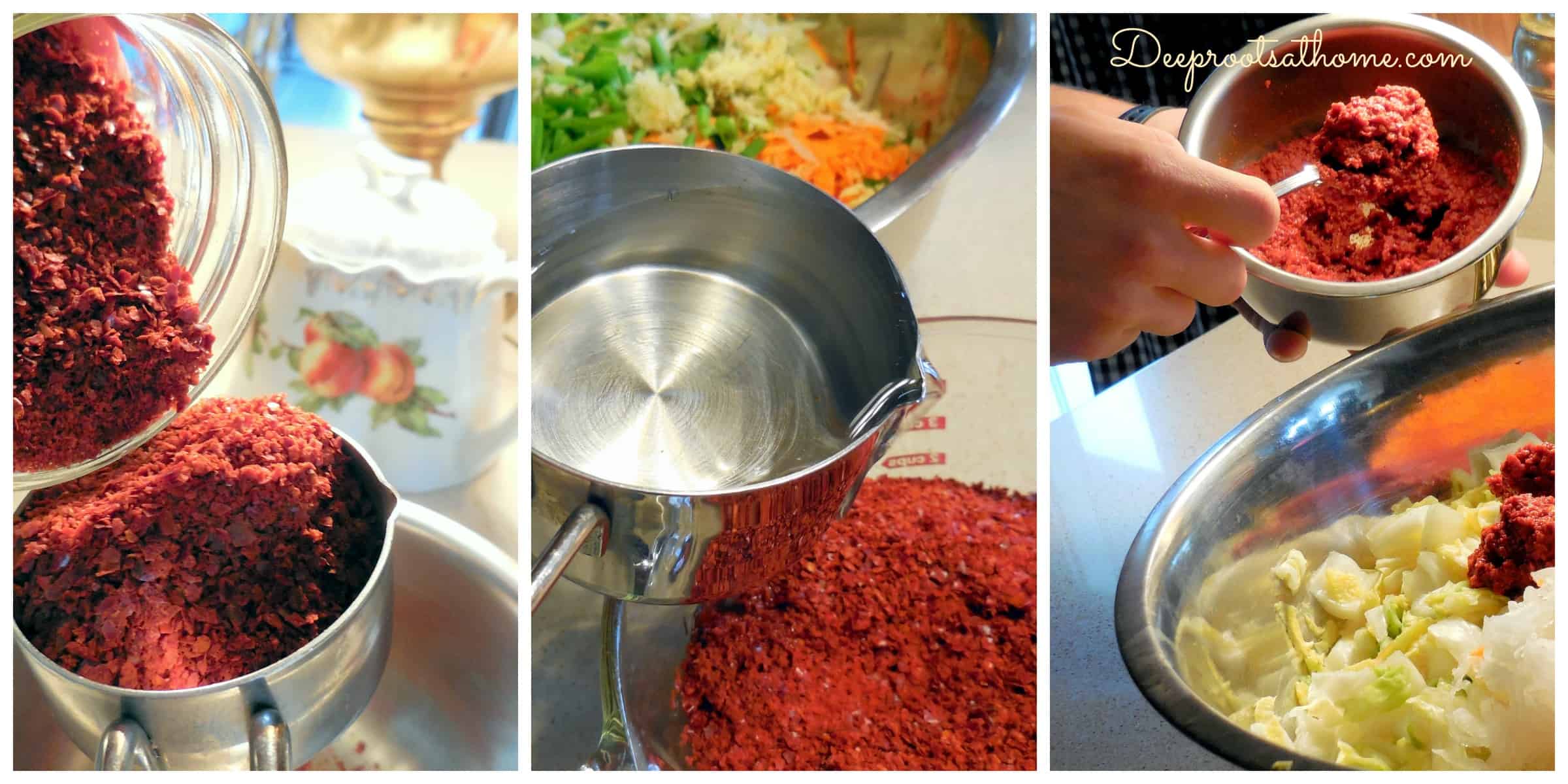 5 Elements To Making Authentic Basic Fermented Kimchi. red pepper flakes