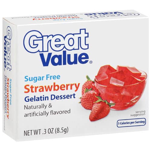 50+ Aspartame-Containing Products To Avoid. Great Value gelatin dessert