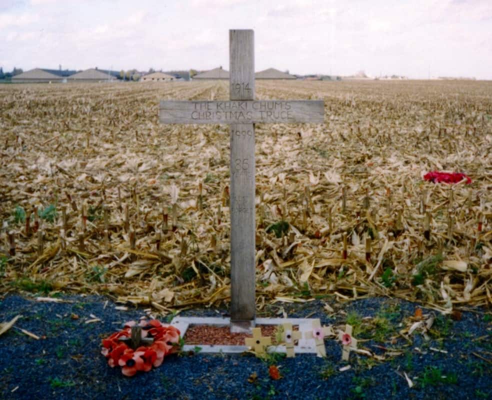 The World War I Christmas Truce: 100 Years Later. The great war anniversary in the fields of France