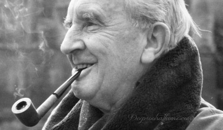 J.R.R. Tolkien: More Than Meets the Eye, stories, quotes, storyteller, Christian theology, trilogy, creation, incarnation, salvation, The Fellowship of the Ring, The Two Towers, The Return of the King, creative license, “On Fairy-stories”, Jon Bloom, desiringGod.com, miraculous grace, mercy, happy ending, myth, Middle-earth, Bilbo, Louis markos, On Shoulders of Hobbits, evangelium, the gospel, eucatastrophe, joy, Edith Bratt, C.S. Lewis, fantasy, parenting, homeschool, reaching, children's books, read-aloud books, Chronicles of Narnia, The Hobbit or There and Back Again, philology, Mabel Tolkien, The Lord of the Rings, LOTR, Dyson, conversion story, birth of Christ, reality, fairy tales, languages, Exeter, Oxford, WWI, 