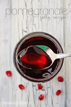 29 Festive Pomegranate Recipes & De-Seeding Video. Pomegranate Jelly {One Sweet Appetite}
