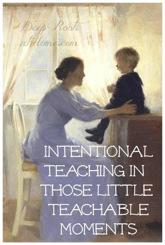 Intentional Teaching In Those Little Teachable Moments. 'Mother and Child' by Peter Ilsted