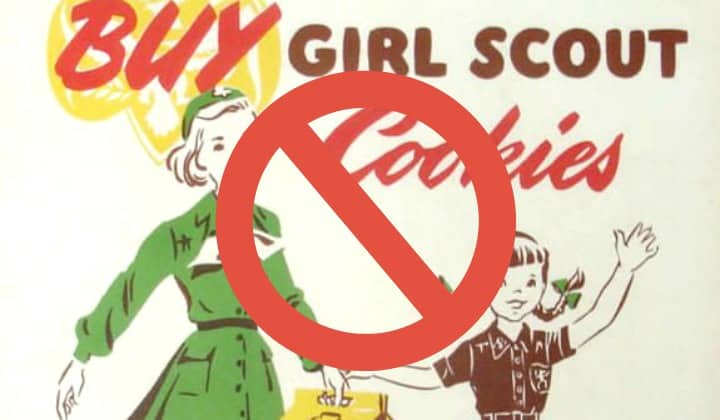 Girl Scouts Exposed: Who's Really Behind Girl Scout Cookies. girl scout cookies ad