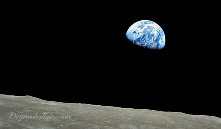 The Biggest Case for God: Science Itself. A NASA photo of Earthrise.