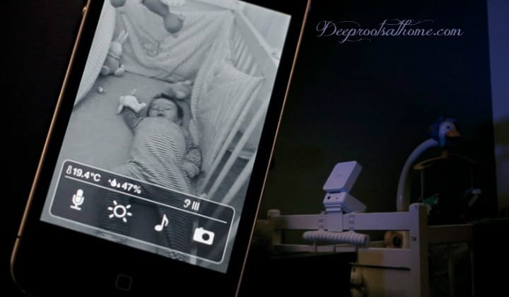 Get the Digital Baby Monitor OUT of the Nursery! A baby monitor with a crib camera and motion sensor.