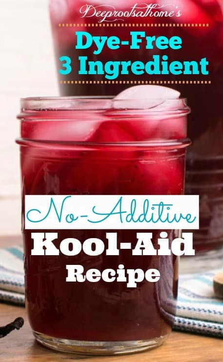 No Additive Kool-Aid Recipe: Kid-Approved, Happy Mom. A cold glass of ruby red Kool-Aid with ice