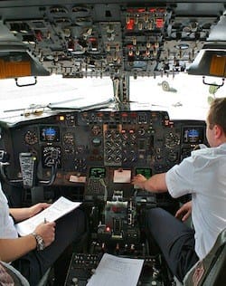  pilots in the cockpit