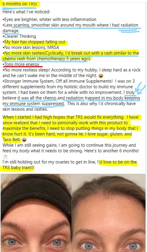 8 Beautiful & Illustrative TRS Detox Stories From Real People. energy at 6 months