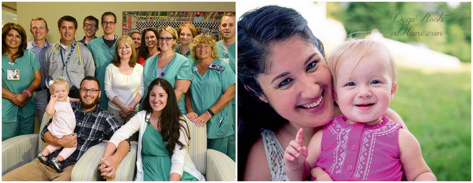 Skin-On-Skin In Reverse: Newborn Brings Mother Back To Life Doctors, nurses, and the family after mom woke up!