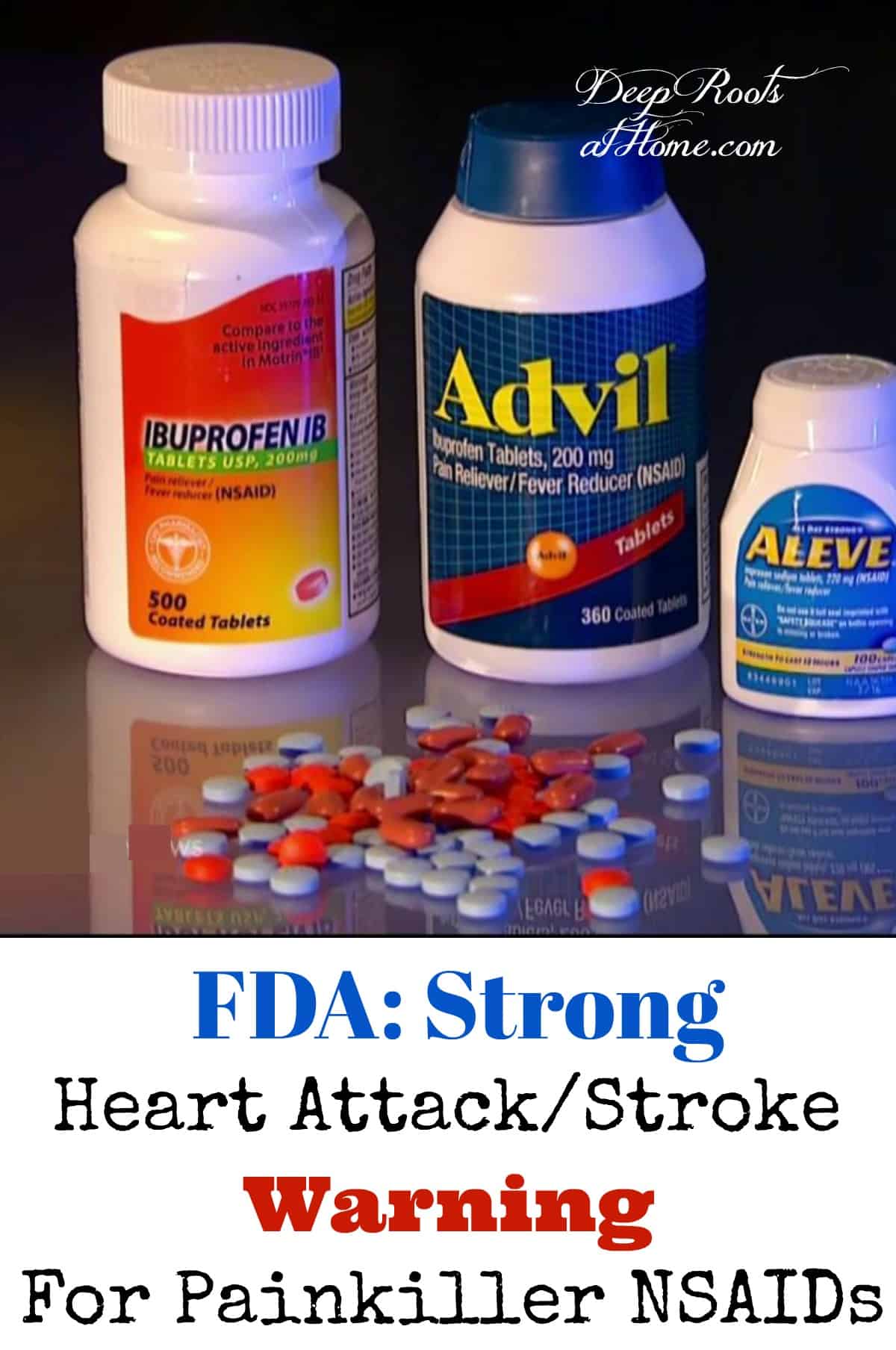 FDA: Strong Heart Attack/Stroke Warning For Painkiller NSAIDs. 