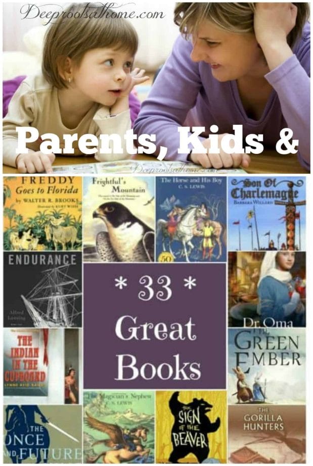 Parents, Kids, Great Books & The Bond Of Reading. A mom and tiny daughter talking together as they read a book.