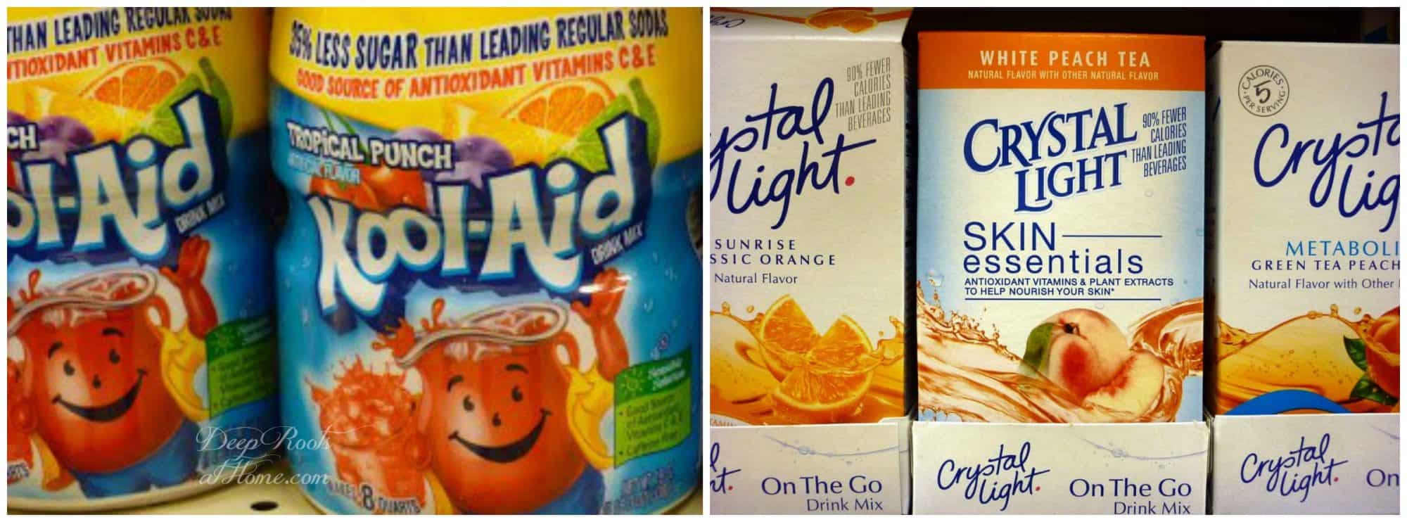  Kool-Aid punch and Crystal Light