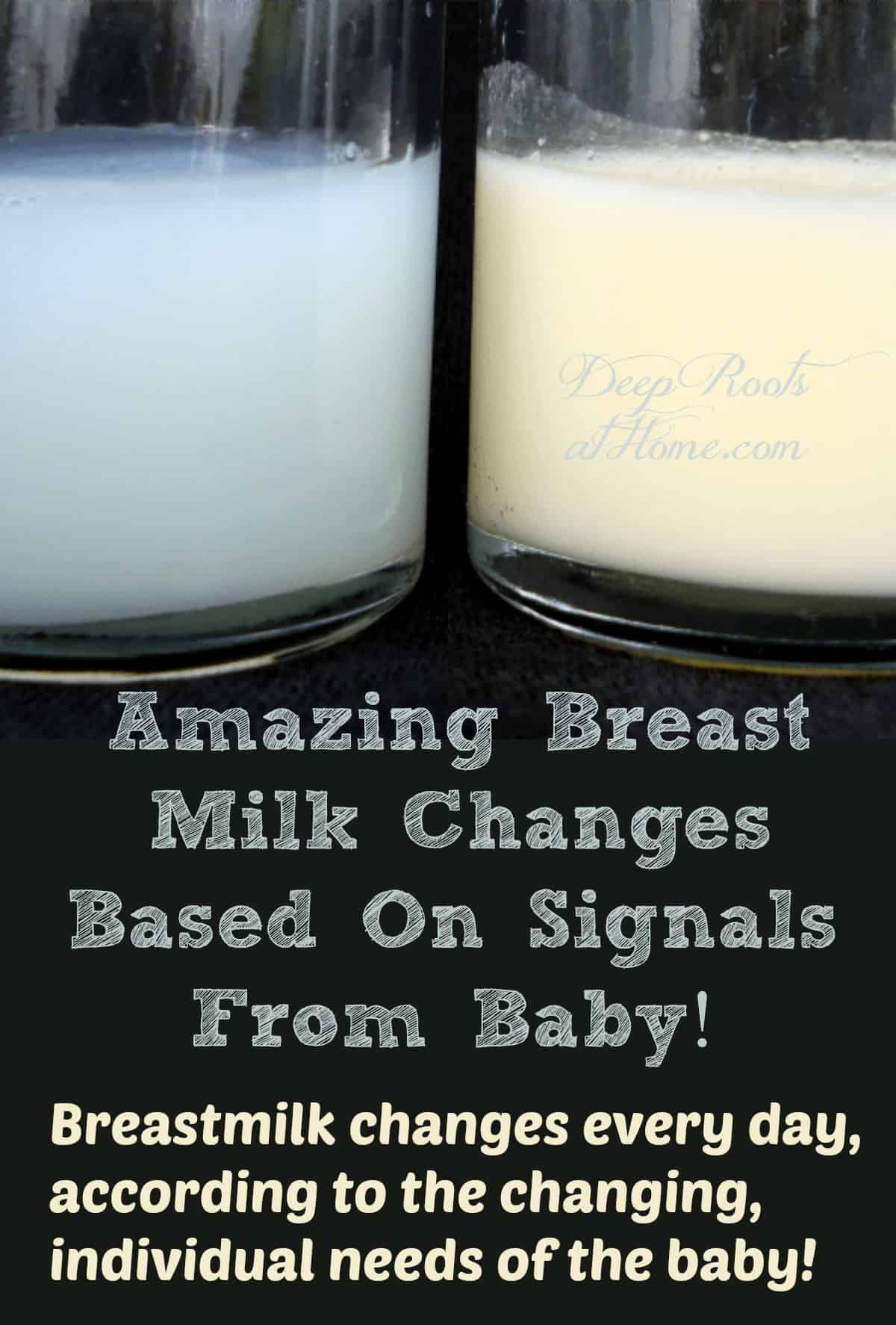 Amazing! Breast Milk Changes Based On Signals From Baby