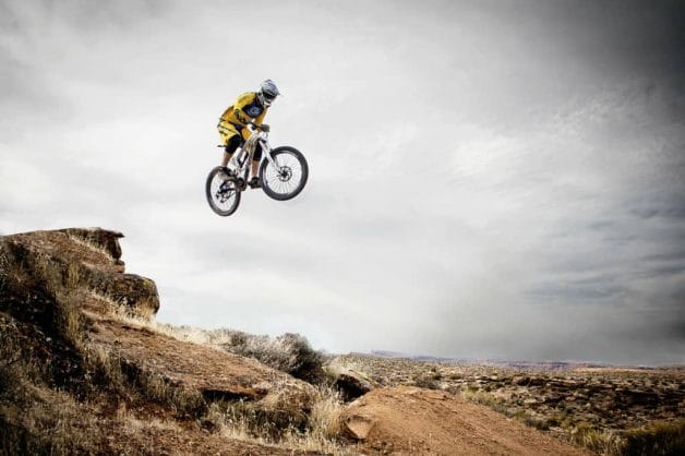 Boys Think and Process Differently Than Girls. risk taking on a bike jump