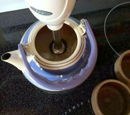 teapot and blender method