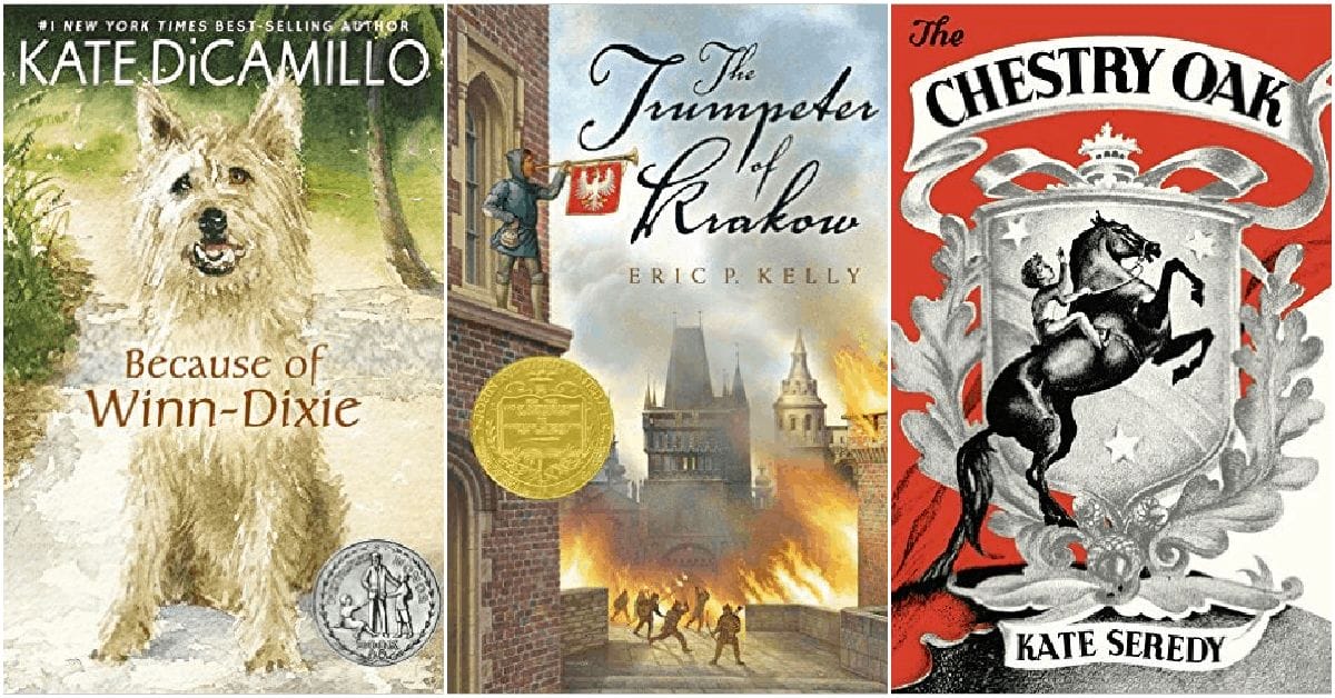 60 Titles For the Well-Rounded Children's Bookshelf. Because of Winn-Dixie, Trumpeter of Krakow, The Chestry Oak by Kate Seredy