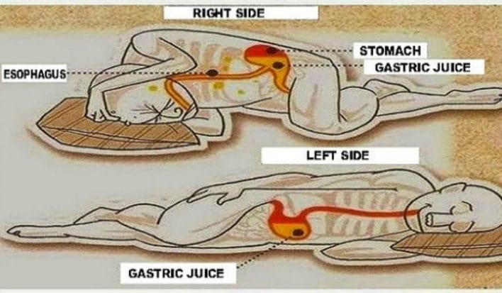 6 Scientific Reasons To Sleep On Your Left Side, 2 sleep positions and stomach emptying for optimal health 